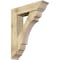 Ekena Millwork Olympic Traditional Rough Sawn Bracket w/ Offset Brace, Douglas Fir, 8"W x 32"D x 40"H BKT0806X32X40OLY01RDF - alternate 1